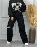 شلوار بگ زاپ دار(k) کد 001895