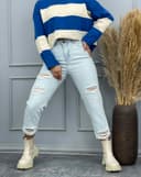 شلوار مام زاپ دار (B) کد 001747