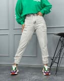 شلوار مام زاپ دار(AR)کد001880