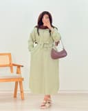 مانتو پیراهنی نسترن(24)کد:5521