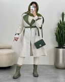 بارونی بلند ترکیبی (87) کد3252