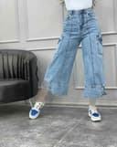 دامن شلواری دو جیب (B)کد001244