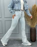 شلوار بوت کات پایین ریش(B)کد001871