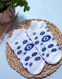 جوراب چشم نظر سفید کد( G025)