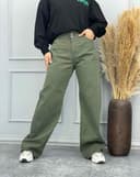 شلوار بگ کتان (N) کد 001746