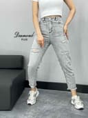 شلوار مام پایین ریش(L)کد001056