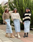 دامن بغل دکمه(H)کد001720