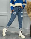 شلوار مام زاپ دار(K)کد001404