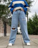 شلوار نیم بگ زاپ دار (AR) کد 001821