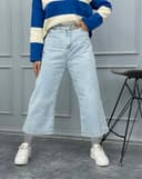 شلوار واید کمرنیم کش(M)کد001845