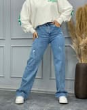 شلوار استریت زخمی (B) کد 001806