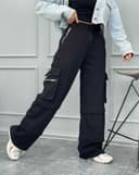 شلوار کارگو جیب زیپ دار(OX)کد001611