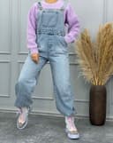 شلوار ساسبندی زخمی(L)کد 001513