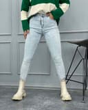 شلوار اسکینی زخمی (L) کد001636