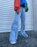 شلوار بگ جلو زیپ (B) کد 001729