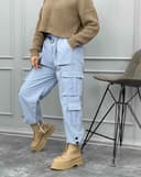 شلوار کارگو کمرگت(S)کد001586