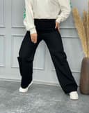 شلوار بگ زخمی(L)  کد 001802