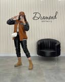 شکت بیسبالی آستین چرم (2)کد2122