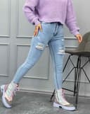 شلوار اسکینی زاپ دار(K)کد 001567