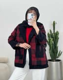 پالتو شنل ترکیبی(62)کد3318