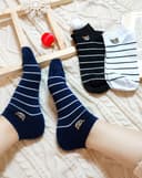 جوراب راه راه خرسی کد(G033)