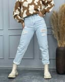 شلوار مام زاپ دار (AR) کد 001751