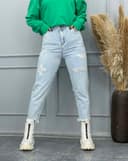 شلوار مام مچ ریش(L)کد001448