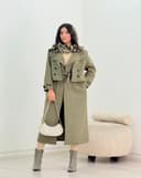 ترنچ کت دو تیکه روشنک(38)کد:6029