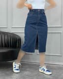 دامن جین کوتاه(T)کد001260