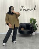 مانتو آستین بند دوجیب(89)کد2590