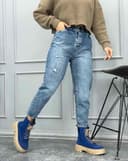 شلوار مام زاپ دار(K) کد 001829