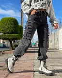 شلوار بگ بغل زاپ(F)کد001904