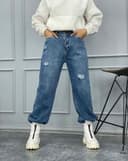 شلوار بگ زاپ دار (B) کد 001661