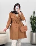 بارونی بلند شش دکمه لاله( 73) کد3016