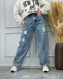 شلوار نیم بگ  زاپ دار(AR) کد 001889