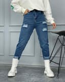 شلوار مام زاپ دار(K) کد001687