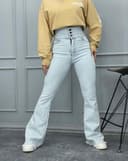 شلوار بوت  کات کمرگنی(B)کد001658