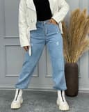 شلوار استریت زخمی(M) کد 001502