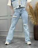 شلواربوت کات زاپ دار(K)کد001475