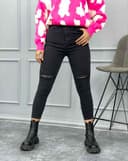 شلوار اسکینی زانو زاپ(B) کد 001560