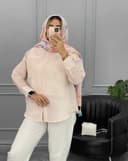 شومیز راه راه تک جیب (2)کد 2755