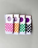 جوراب شطرنجی رنگی (G0166)