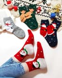 جوراب ساقدار برفی (G048)