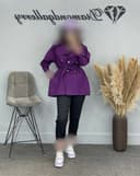 مانتو یقه انگلیسی (12)کد1389