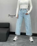 شلواروایدکمرنیم کش(L)کد00888