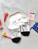 جوراب لنگه به لنگه تولد بیبیمه آه (G0149)