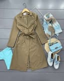 بارونی بلند دویقه عروسکی (3)کد1813