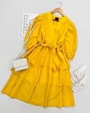 پیراهن عروسکی یقه هفت(50)کد3567