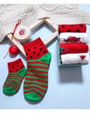 جوراب بچگانه هندونه ای (G054)